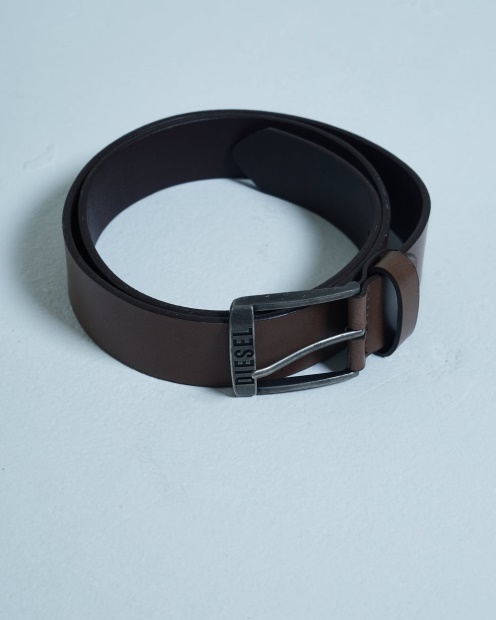 Diesel UK Gunner Belt Brown