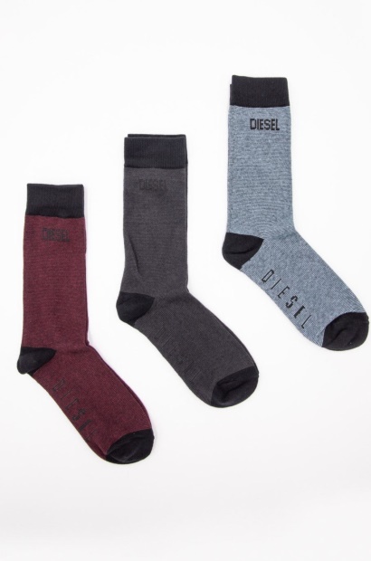 Vincent Socks Black Multi Diesel UK