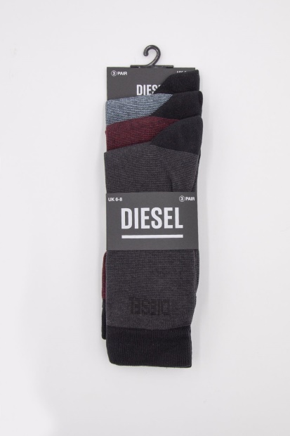 Vincent Socks Black Multi Diesel UK