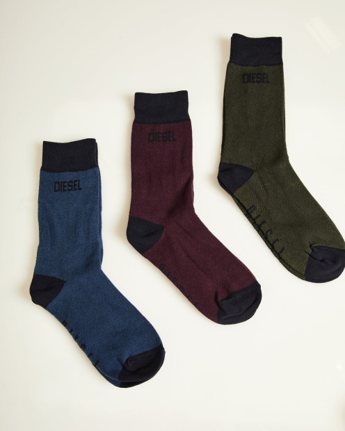 Vincent Socks Navy Multi Diesel UK