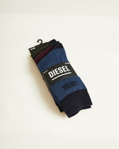 Vincent Socks Navy Multi Diesel UK