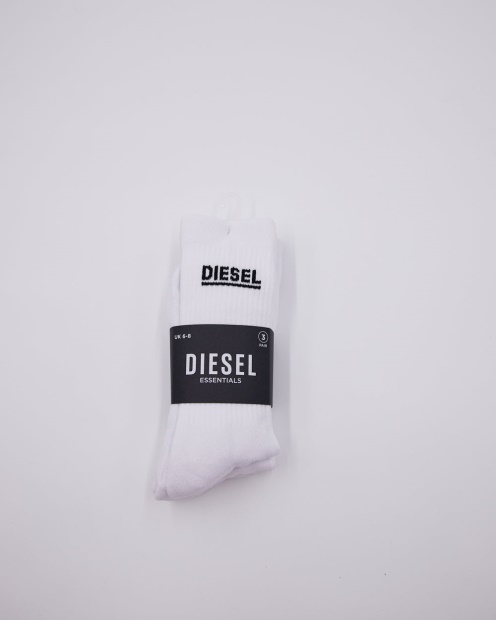 Paulie 3 Pack Sports Socks Diesel UK White