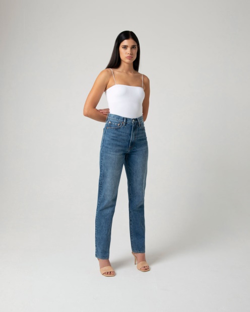 Diesel UK Kendra Straight Leg Dark Blue