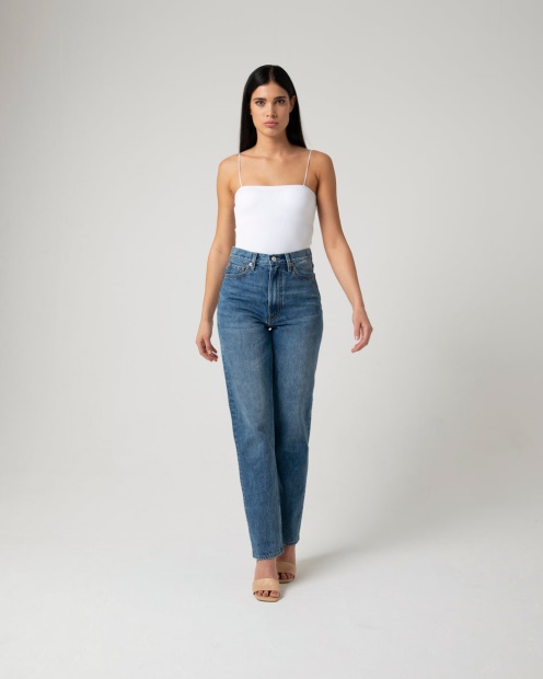 Diesel UK Kendra Straight Leg Dark Blue