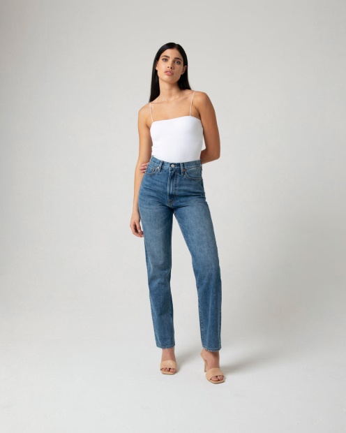 Diesel UK Kendra Straight Leg Dark Blue