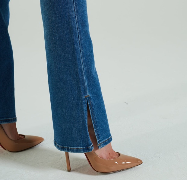 Gina High Rise Bootleg Laundry Blue Diesel UK