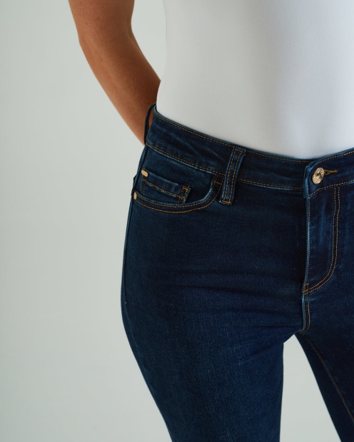 Gina High Rise Bootleg Indigo Blue Diesel UK