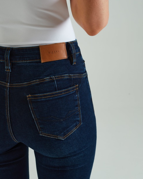 Gina High Rise Bootleg Indigo Blue Diesel UK