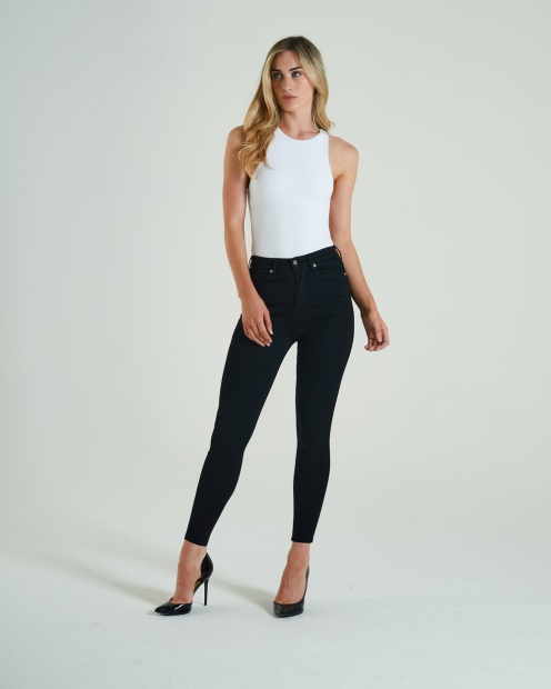 Jessica High Rise Skinny Diesel UK Black