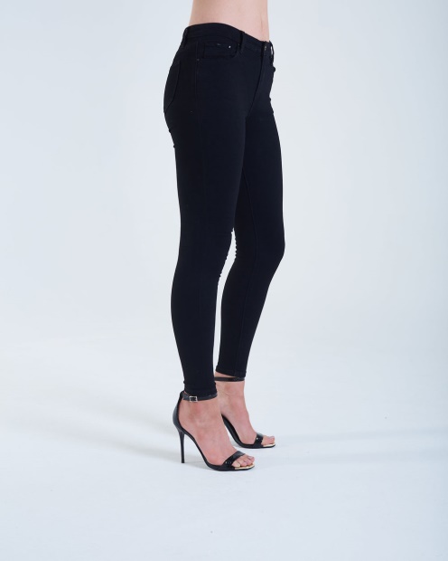 Diesel UK Kayla Mid Rise Skinny Black