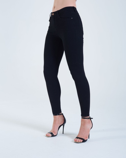 Diesel UK Kayla Mid Rise Skinny Black