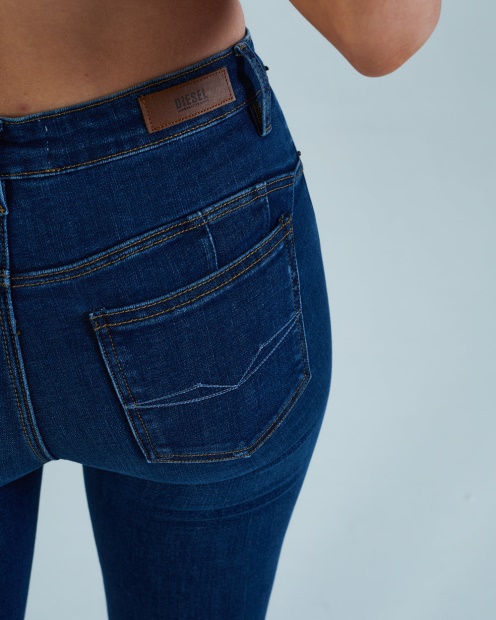 Gina High Rise Bootleg Blue Diesel UK