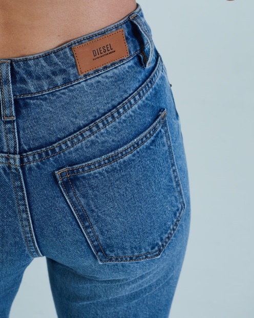 Medium Blue Diesel UK Florrie Mom Jean