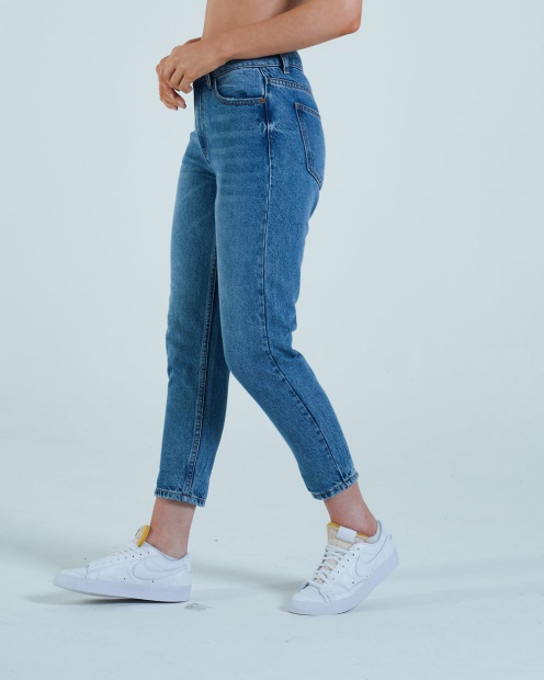 Medium Blue Diesel UK Florrie Mom Jean