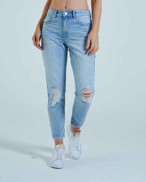 Diesel UK Florrie Mom Jean Vintage Light Blue