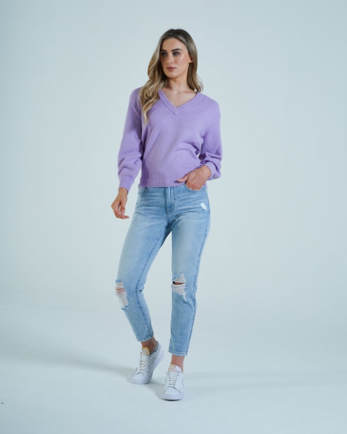 Diesel UK Florrie Mom Jean Vintage Light Blue