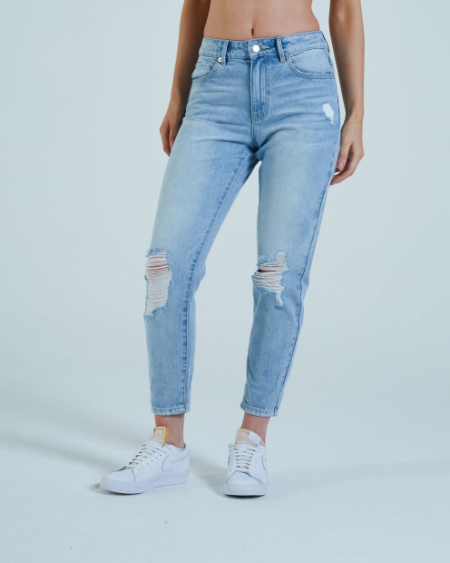 Diesel UK Florrie Mom Jean Vintage Light Blue