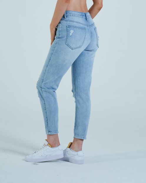 Diesel UK Florrie Mom Jean Vintage Light Blue