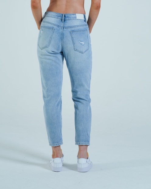 Diesel UK Florrie Mom Jean Vintage Light Blue