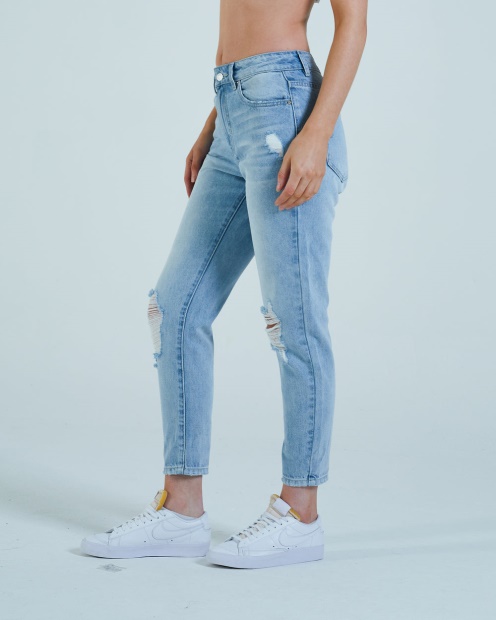 Diesel UK Florrie Mom Jean Vintage Light Blue