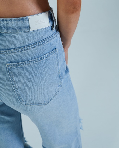 Diesel UK Cara Wide Leg Sky Blue