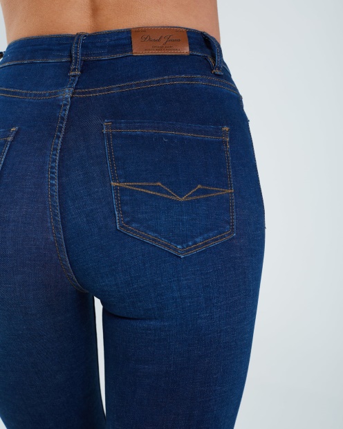 Diesel UK Juliana High Rise Skinny Mid Medium Blue