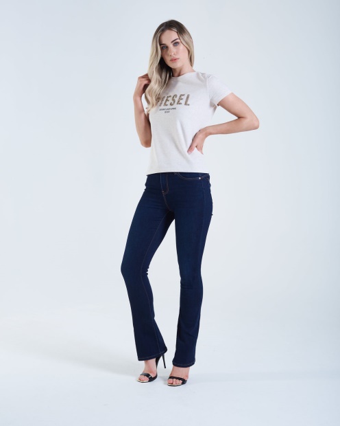 Gina High Rise Bootleg Dark Blue Diesel UK