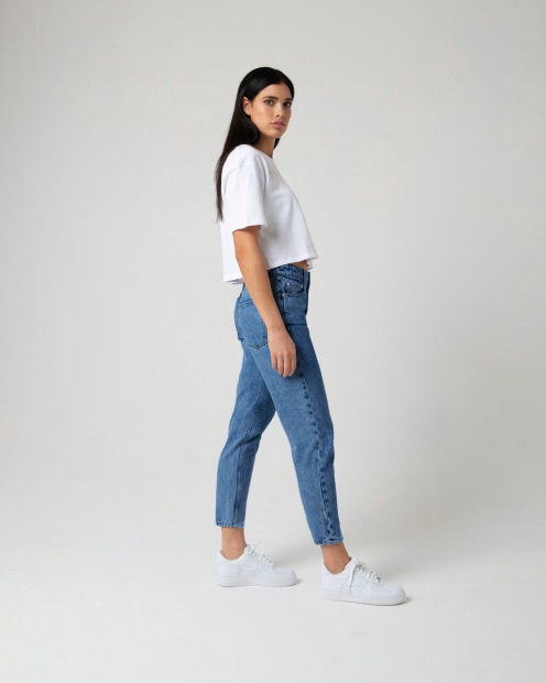 Diesel UK Florrie Mom Jean Denim Blue