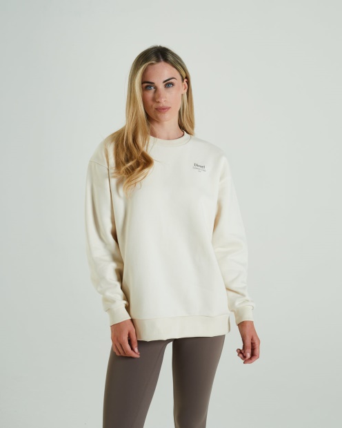 White Ivory Tessie Sweater Vanilla Diesel UK