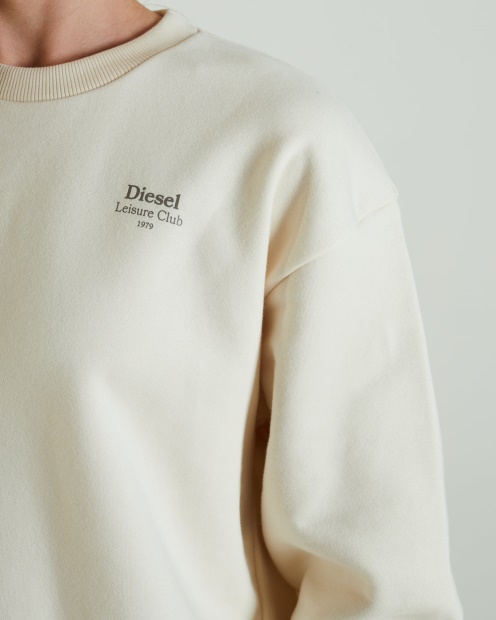 White Ivory Tessie Sweater Vanilla Diesel UK