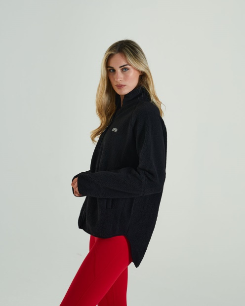 Nikki Fleece Zipper Diesel UK Black