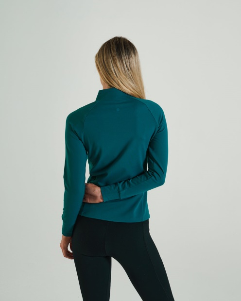 Diesel UK Empower Zipper Teal Green Green