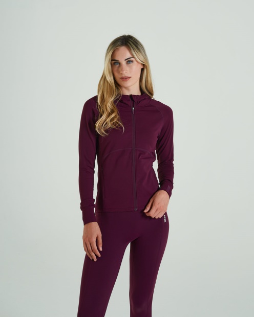 Diesel UK Candid Hood Zipper Grape Purple