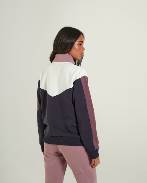 Purple Hayden Half Zip Multi-Purple Diesel UK