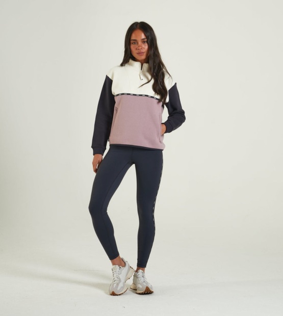 Marta Half Zip Multi Diesel UK Pink