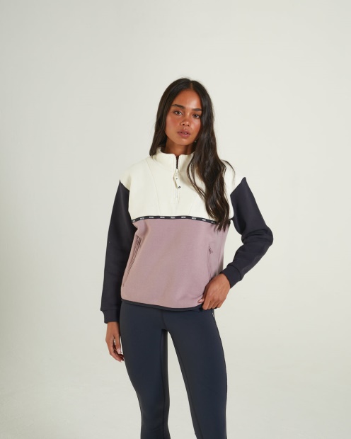 Marta Half Zip Multi Diesel UK Pink