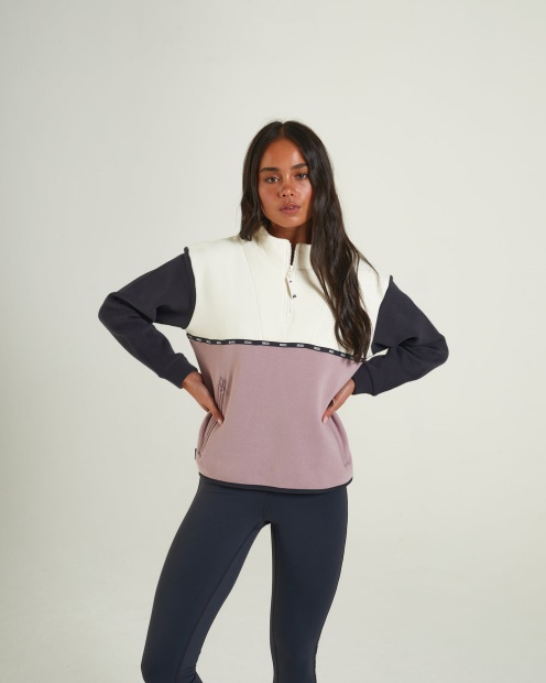 Marta Half Zip Multi Diesel UK Pink