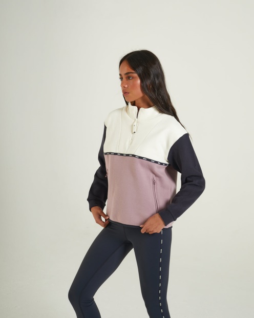 Marta Half Zip Multi Diesel UK Pink