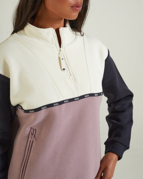 Marta Half Zip Multi Diesel UK Pink