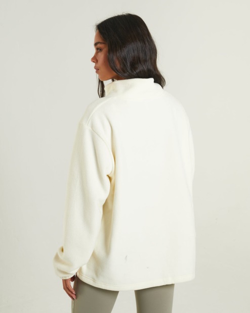 Harley Fleece Half Zip Cream Diesel UK Ivory