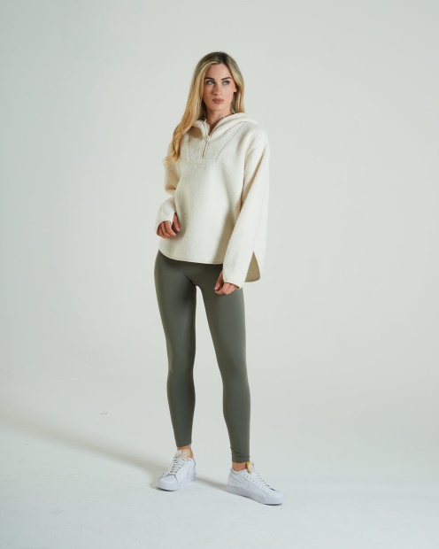 Bora Fleece Hood Golden Ivory Diesel UK Ivory