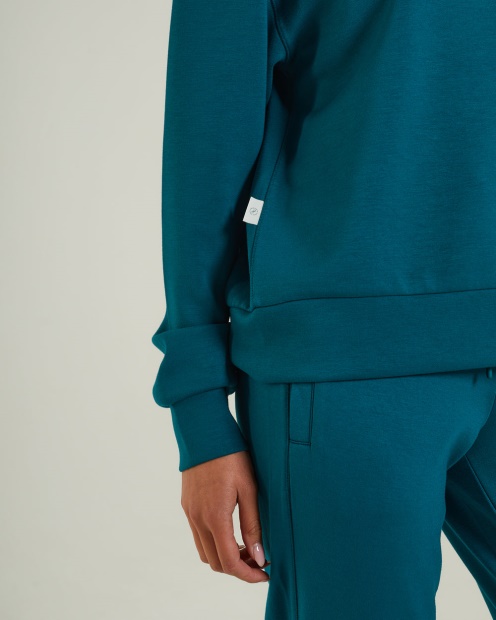 Green Rue Sweater Teal Green Diesel UK