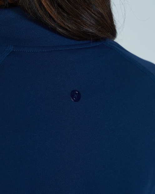 Diesel UK Thea Half Zipper Peacock Navy