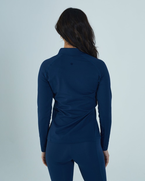 Diesel UK Thea Half Zipper Peacock Navy