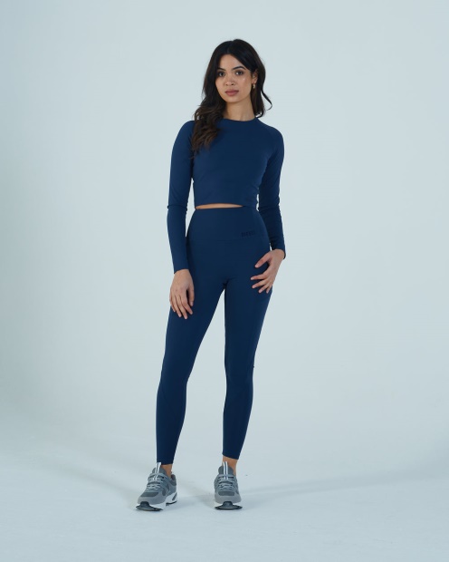 Diesel UK Thea Half Zipper Peacock Navy