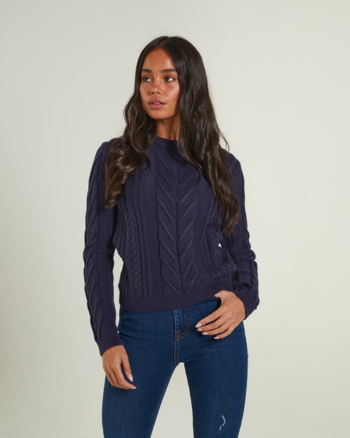 Isabeau Knit Navy Blue Diesel UK