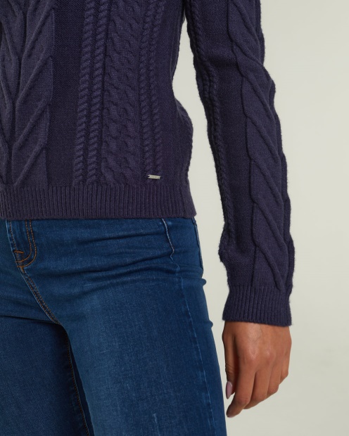 Isabeau Knit Navy Blue Diesel UK