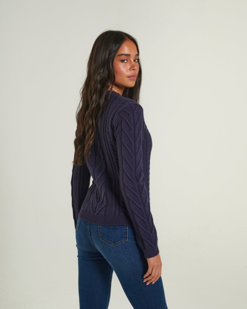 Isabeau Knit Navy Blue Diesel UK