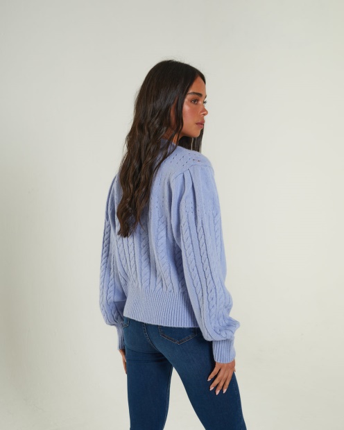Abra Cardigan Dusky Diesel UK Blue