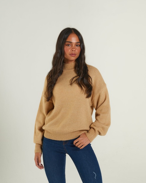 Diesel UK Suvi Knit Madeira Biscuit Beige